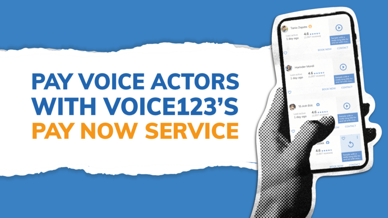 paying voice actors