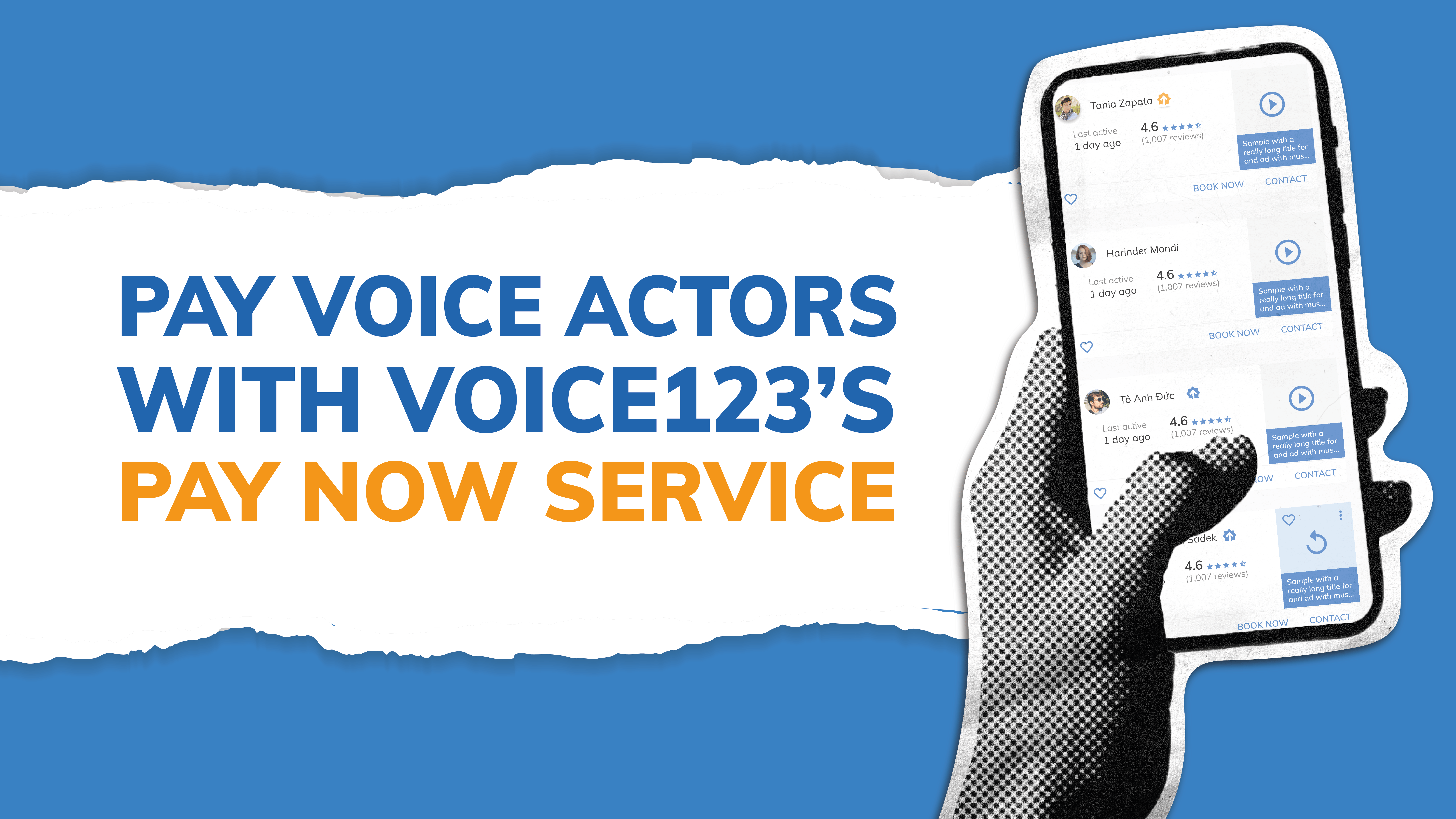 paying voice actors