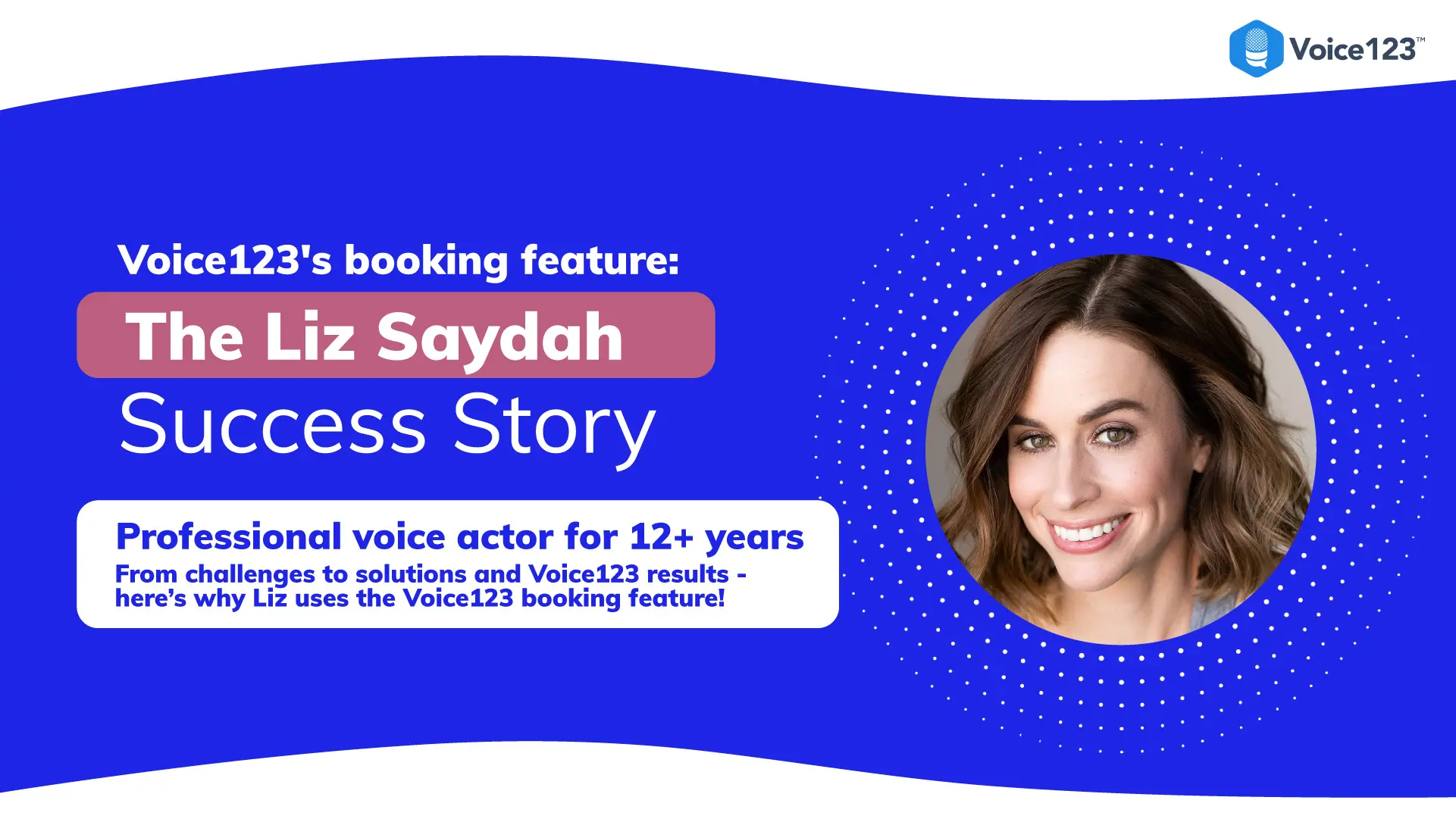 Liz Saydah Voice123 booking