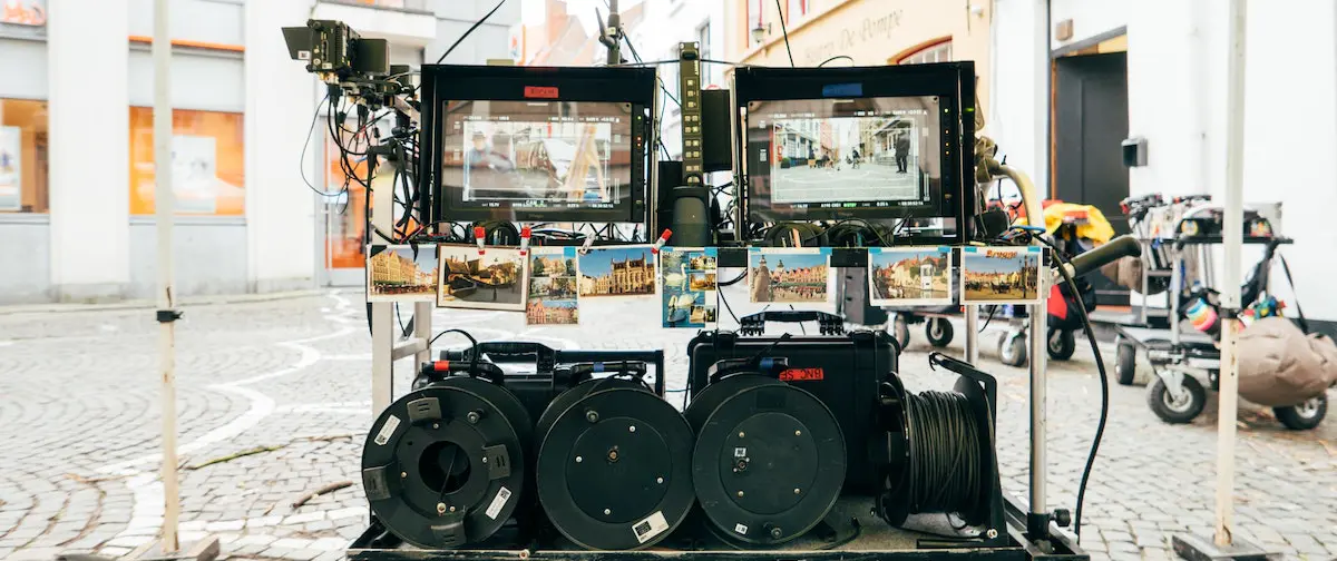 image of movie set